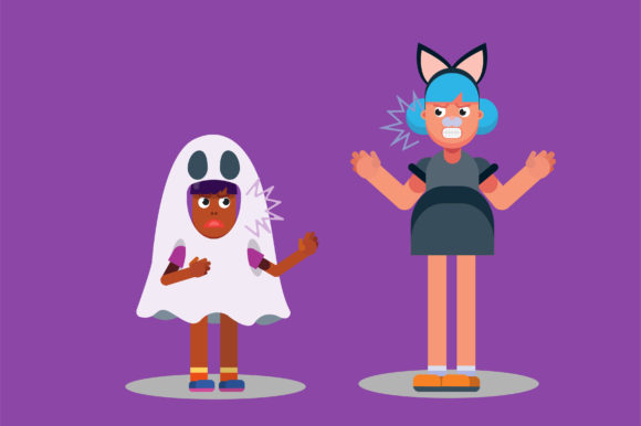 Angry Girls - Halloween Characters Review
