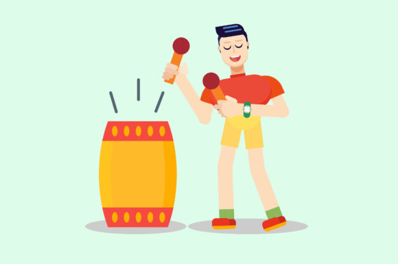 Asian Character Vector Illustration: Real-World Embroidery Review