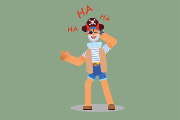 Character - a Pirate Excessive Laughter: A Real Embroidery Review