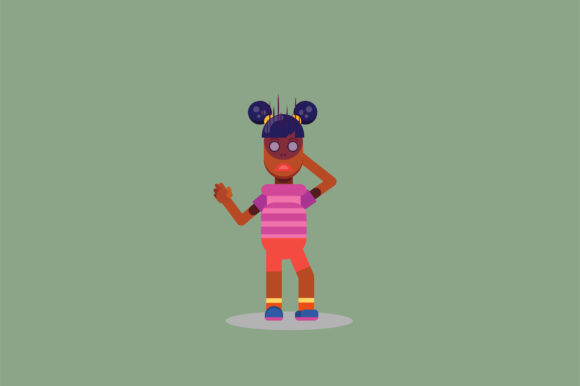 Character of a Confused Little Girl Embroidery Review