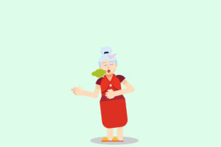 Characters Chinese Vector Illustration Review