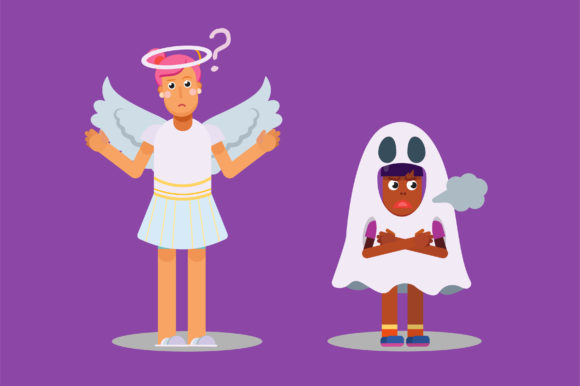 Characters - Confused Angel and a Ghost Review