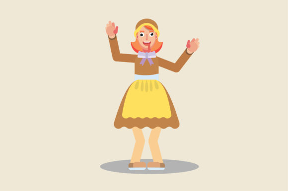 Characters - Girl with Funny Face Embroidery Review