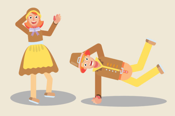 Characters of Couple Dancing: A Real-World Embroidery Review
