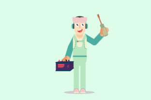 Colorful Characters Vector Illustration