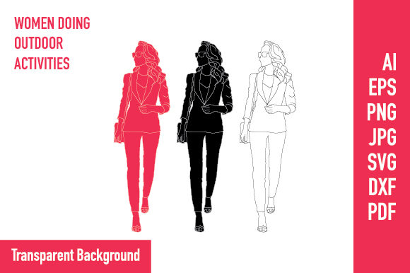 Flat Illustration Women on the Street: A Designer's Review