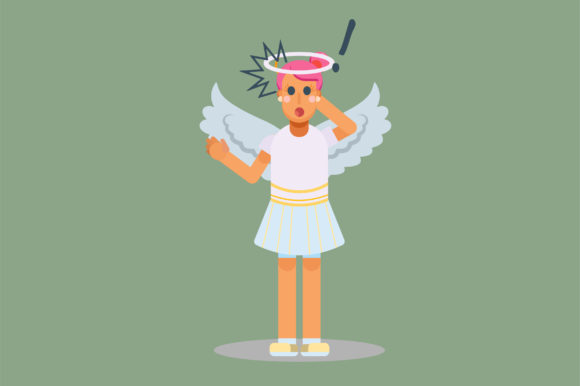 Halloween Character - a Confused Angel Embroidery Review