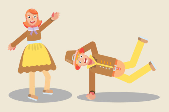 Thanksgiving Characters - Couple Farmer Review