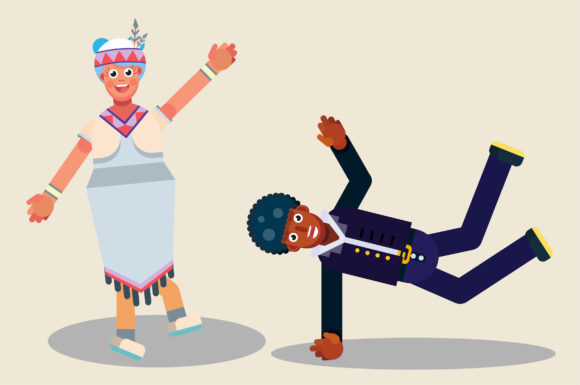 Thanksgiving Characters - Joyful Dancing: A Designer's Review