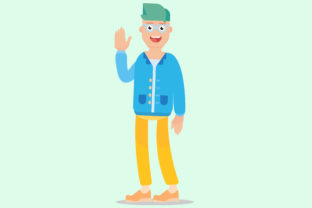 Young Boy Vector Illustration Review