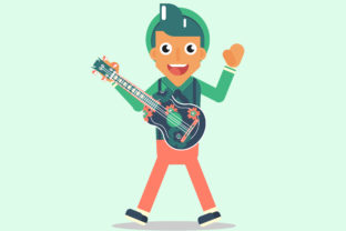 Young Composer Vector Illustration: Real-World Embroidery Review